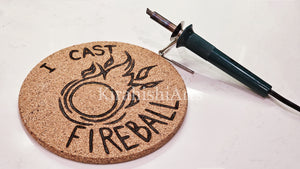 Fireball Cork Trivet