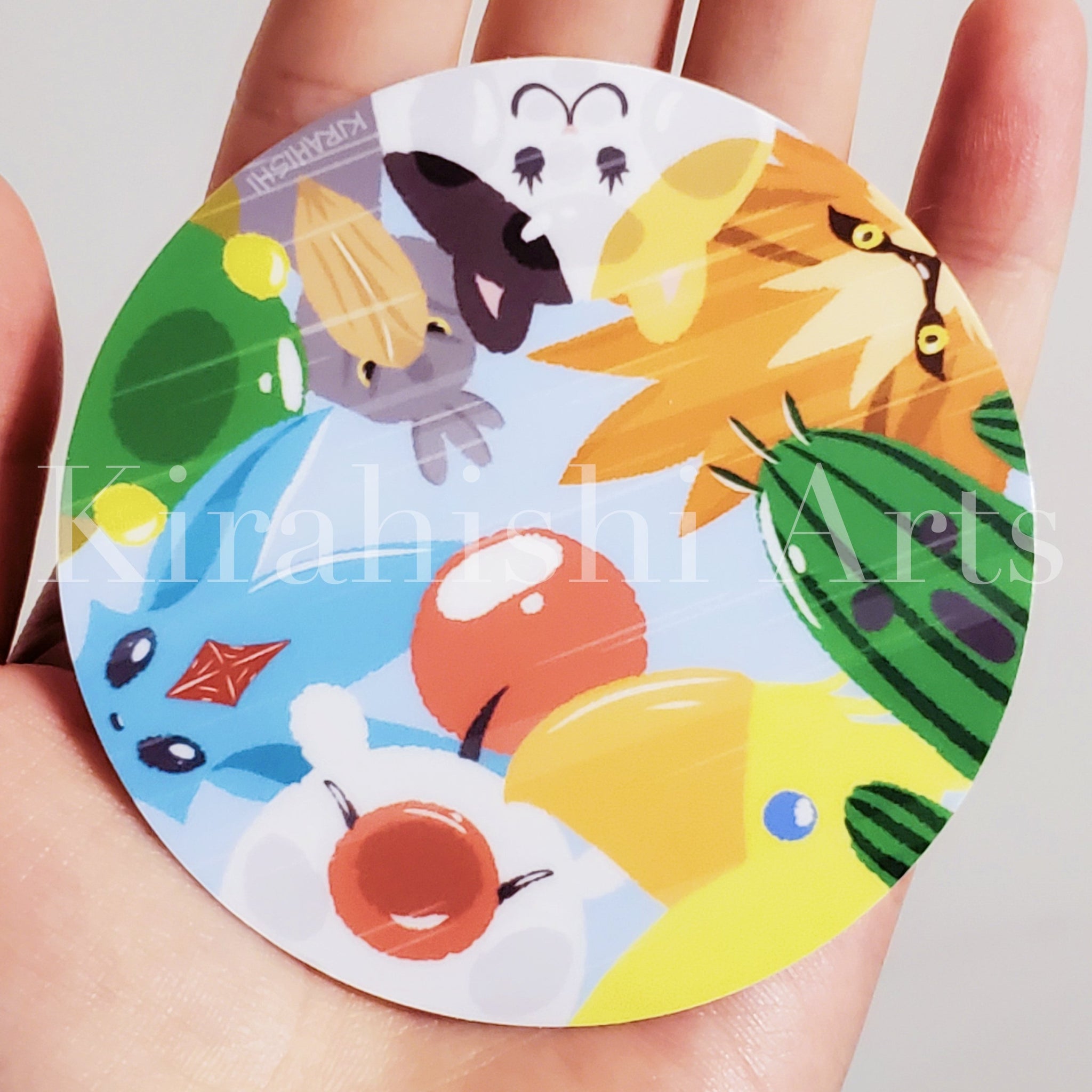 Final Fantasy Creatures 3" Round Sticker