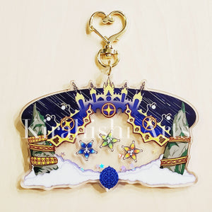 4" Land of Departures Shaker Charm (Kingdom Hearts)