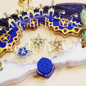 4" Land of Departures Shaker Charm (Kingdom Hearts)