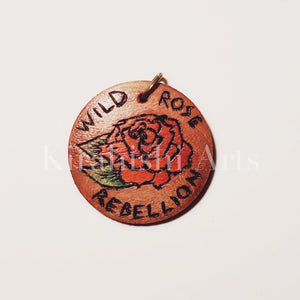 Wild Rose Rebellion Pendant Necklace (Final Fantasy II)
