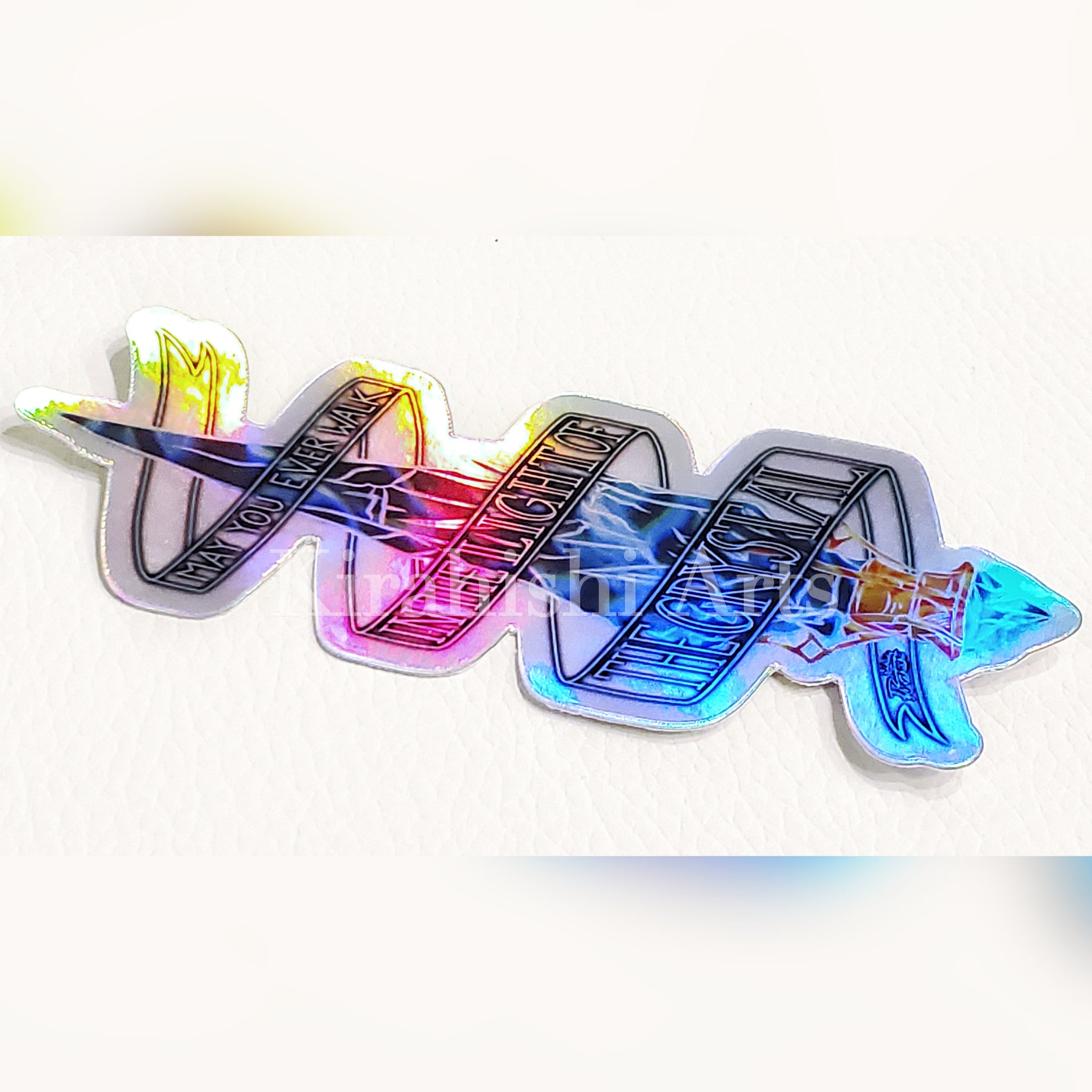Aetheryte Holographic Sticker 4" (FFXIV)