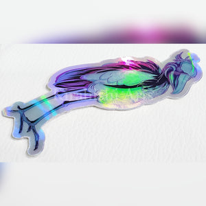 Shoebill Holographic Sticker 4"