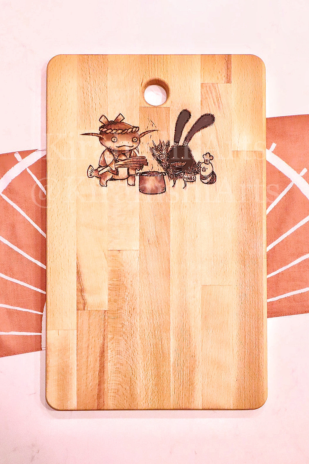 Fantasy Meal Time! Serving / Cutting Board 45.5cm x 28cm
