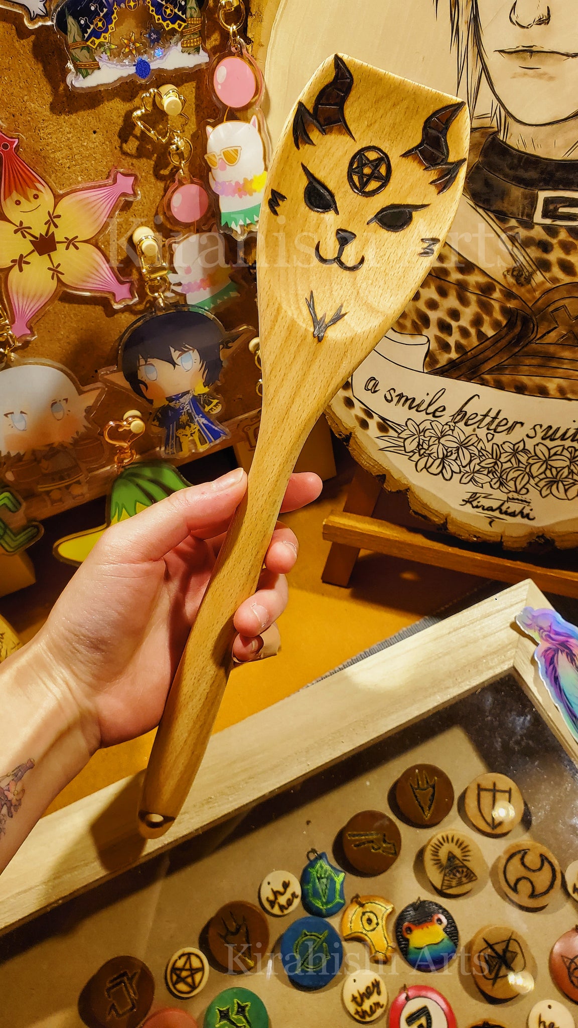 Baphomet Wooden Spoon