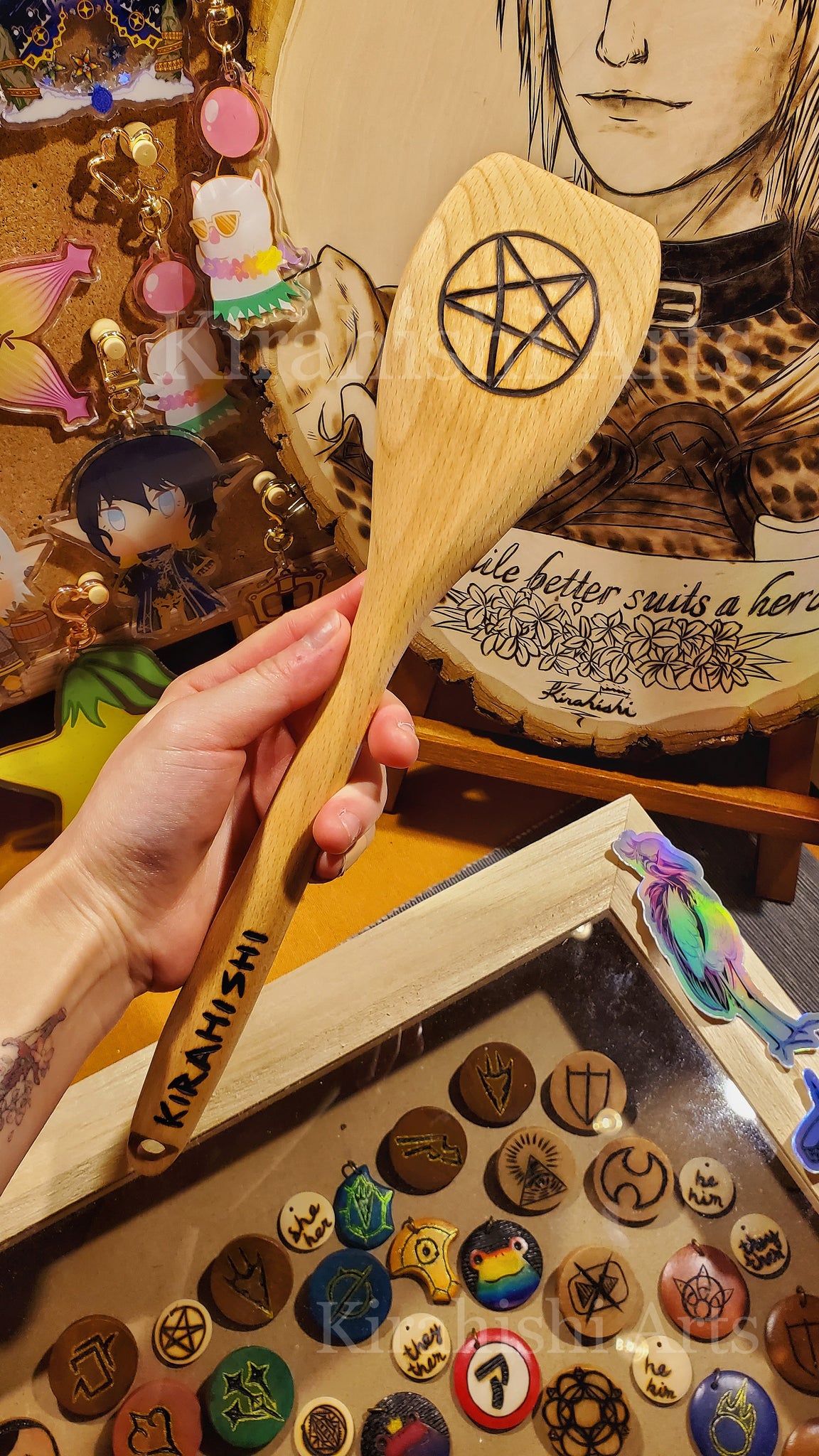 Baphomet Wooden Spoon