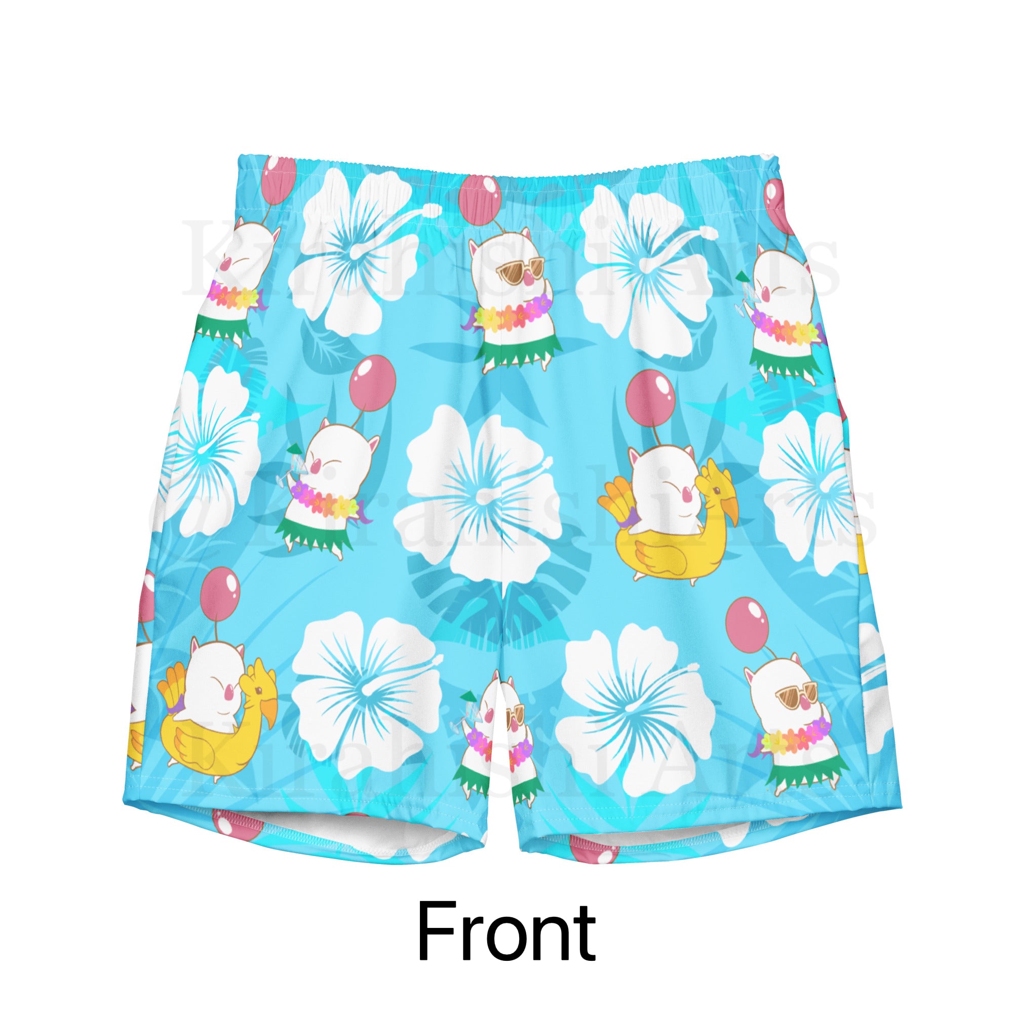 Moogle Chocobo Swim Trunks