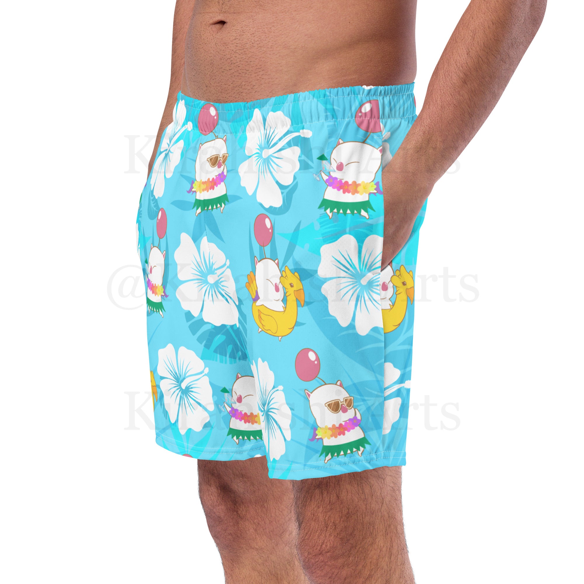 Moogle Chocobo Swim Trunks