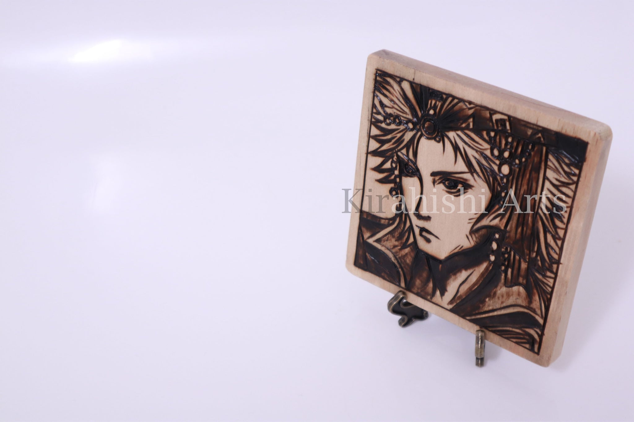 Firion 10cmx10cm Wooden Plaque (Final Fantasy II)