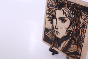 Firion 10cmx10cm Wooden Plaque (Final Fantasy II)