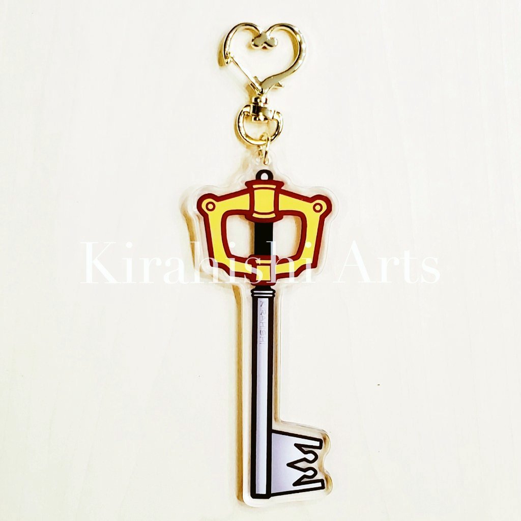 4" Keyblade Acrylic Charm (Kingdom Hearts)