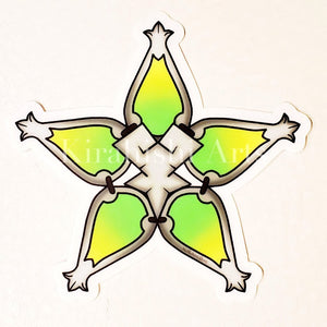 Matte Clear Wayfinder Stickers 3" (Kingdom Hearts)